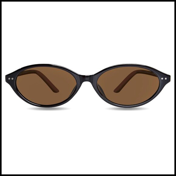 TR90 Polarized Sunglasses Vintage Oval Cat Eye Shape Lightweight main image 7